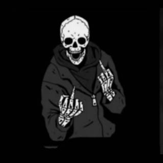 Creepy black wallpaper