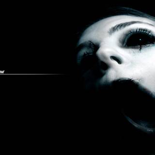 Creepy black wallpaper