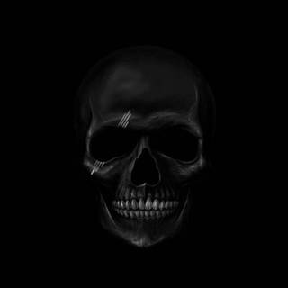 Creepy black wallpaper