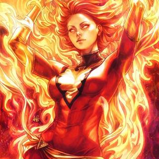 Phoenix Force Marvel wallpaper