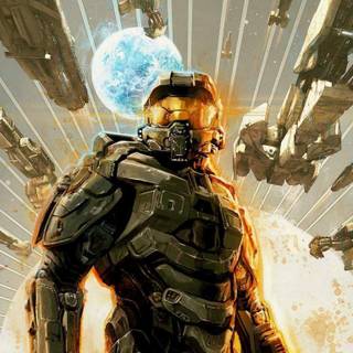 Halo iPhone HD wallpaper