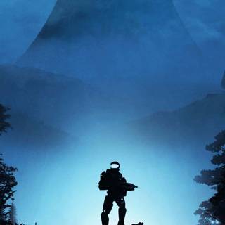 Halo iPhone HD wallpaper