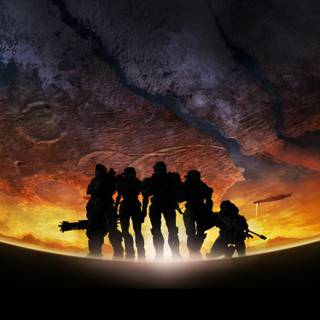 Halo iPhone HD wallpaper