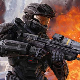 Halo iPhone HD wallpaper