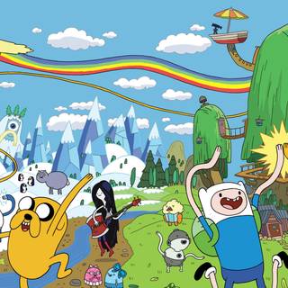 Adventure Time computer wallpaper