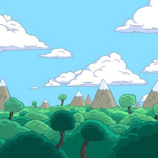 Adventure Time computer wallpaper