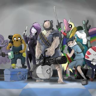 Adventure Time computer wallpaper