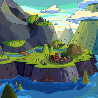 Adventure Time computer wallpaper