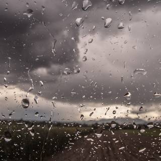 Rainy highway iPhone wallpaper