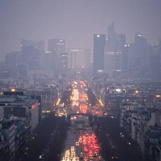 Rainy highway iPhone wallpaper