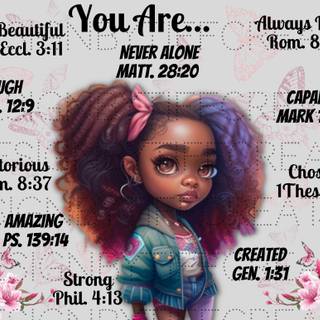 Black cute girl wallpaper