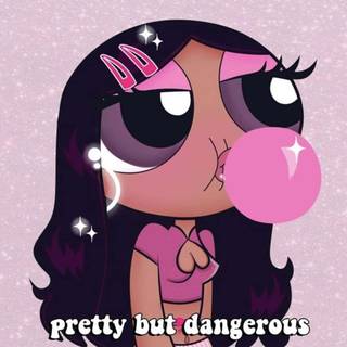 Black cute girl wallpaper