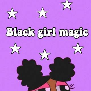 Black cute girl wallpaper