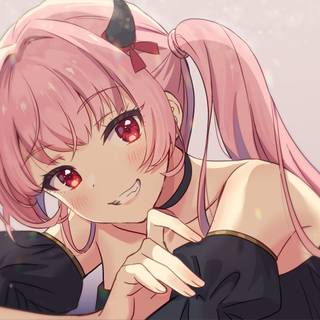 Anime eye PC wallpaper