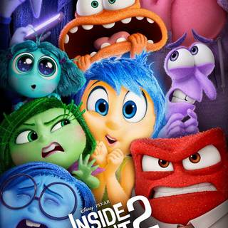Inside Out 2 movie wallpaper