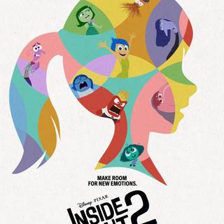 Inside Out 2 movie wallpaper