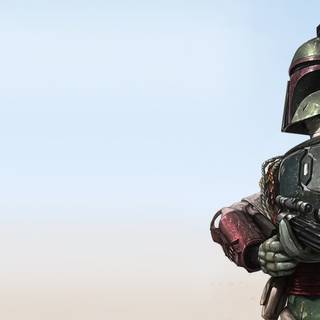 Star Wars Bounty Hunter 4k gaming wallpaper