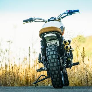 Scrambler motorcycle wallpaper
