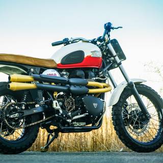Scrambler motorcycle wallpaper