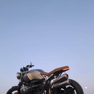 Scrambler motorcycle wallpaper
