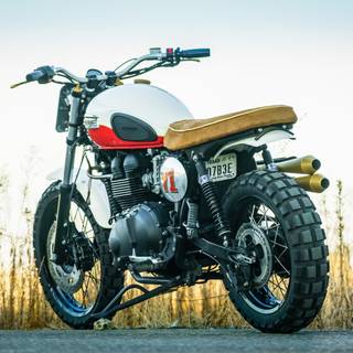 Scrambler motorcycle wallpaper