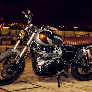 Scrambler motorcycle wallpaper