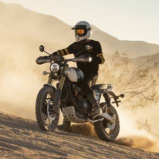 Scrambler motorcycle wallpaper