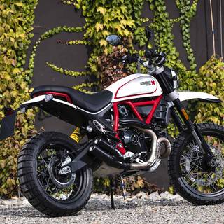 Scrambler motorcycle wallpaper