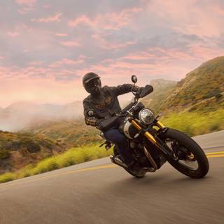 Scrambler motorcycle wallpaper