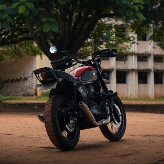 Scrambler motorcycle wallpaper