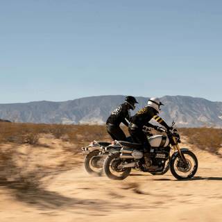 Scrambler motorcycle wallpaper