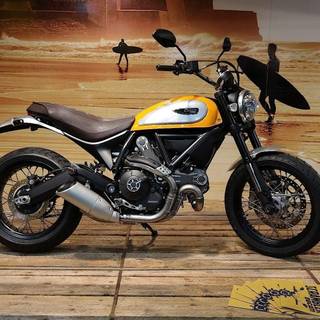 Scrambler motorcycle wallpaper