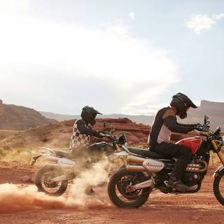 Scrambler motorcycle wallpaper