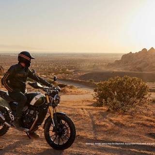 Scrambler motorcycle wallpaper