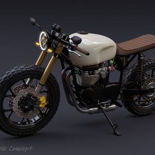Scrambler motorcycle wallpaper