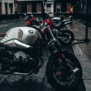 Scrambler motorcycle wallpaper