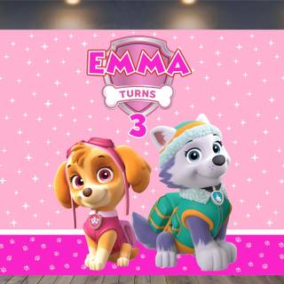 Paw Patrol Skye desktop wallpaper