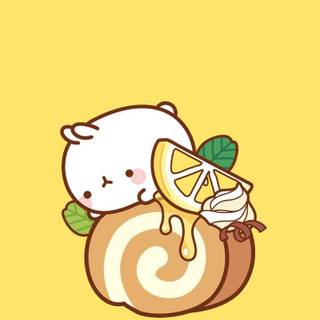 Lemon cake wallpaper