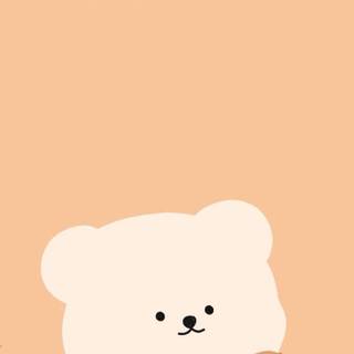 Cute anime bear wallpaper