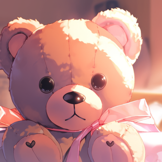 Cute anime bear wallpaper