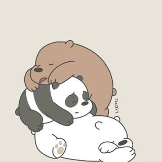 Cute anime bear wallpaper