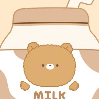 Cute anime bear wallpaper