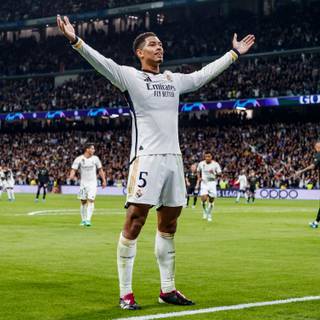 Jude Bellingham celebration wallpaper