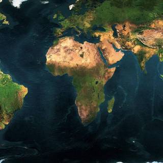 Satellite map wallpaper