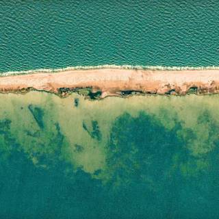 Satellite map wallpaper