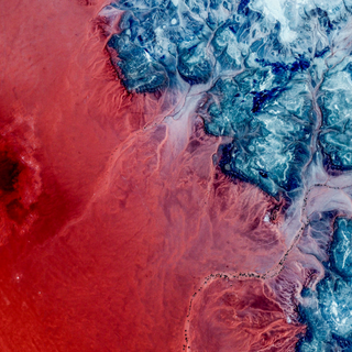 Satellite map wallpaper