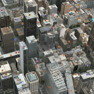 Satellite map wallpaper