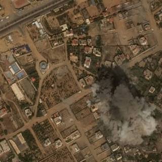 Satellite map wallpaper