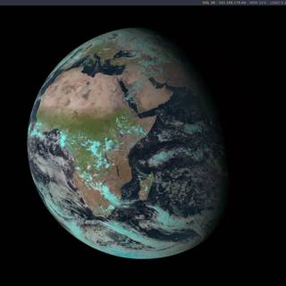 Satellite map wallpaper