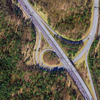 Satellite map wallpaper